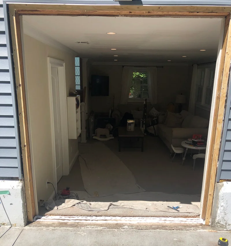 Harvey Gliding Door Installation In Brookfield